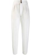 Peter Do Transparent Trousers - White