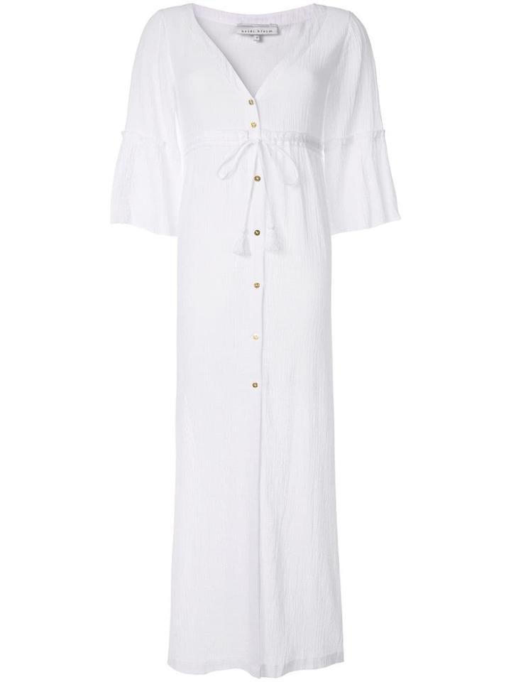 Heidi Klein Portofino Ls Long Dress - White