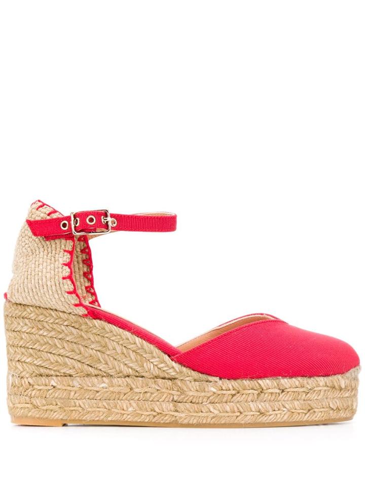 Castañer Chiarita Wedges - Red