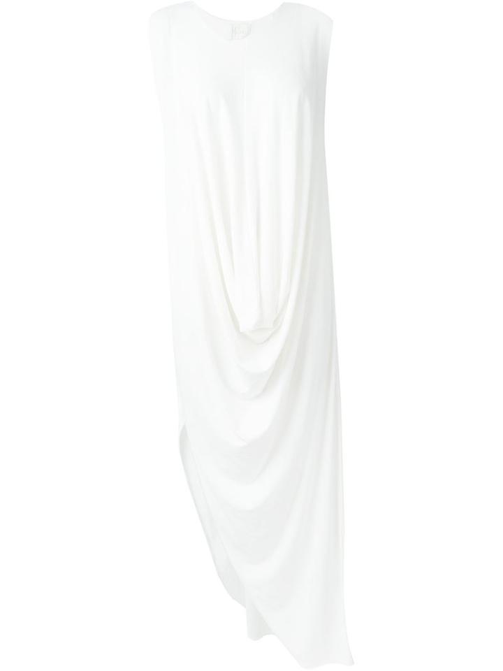 Lost & Found Ria Dunn Long Draped Dress, Women's, Size: Small, White, Cotton