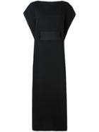 Mm6 Maison Margiela Waist Band Dress, Women's, Size: 42, Black, Polyester