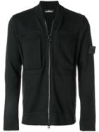 Stone Island Shadow Project Zip-up Cardigan - Black
