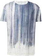 Nudie Jeans Co 'water Flow' Paint Effect T-shirt