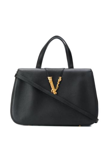 Versace Virtus Tote Bag - Black
