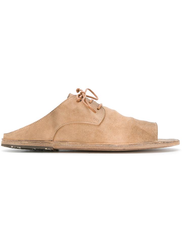 Marsèll Lace-up Sandals - Nude & Neutrals