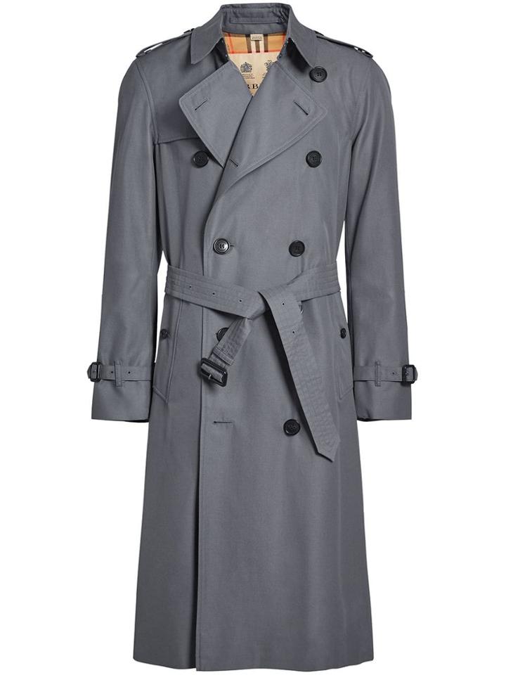 Burberry The Long Chelsea Heritage Trench Coat - Grey