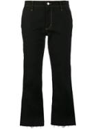 Jour/né Cropped Flared Jeans, Women's, Size: 34, Black, Cotton/spandex/elastane