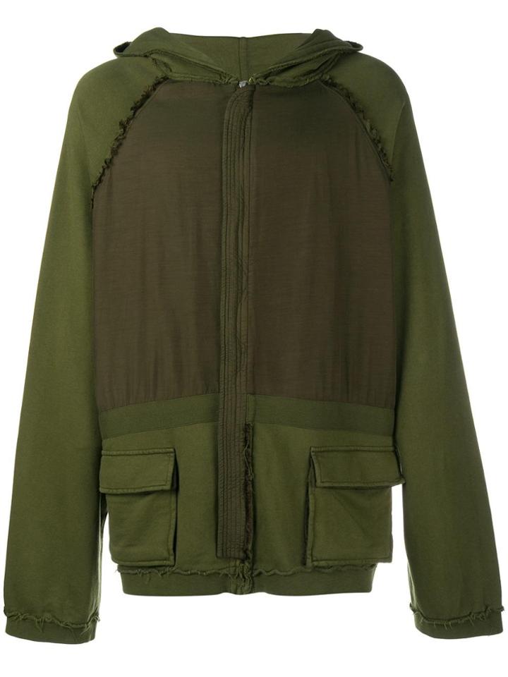 Haider Ackermann Oversized Zipped Hoodie - Green