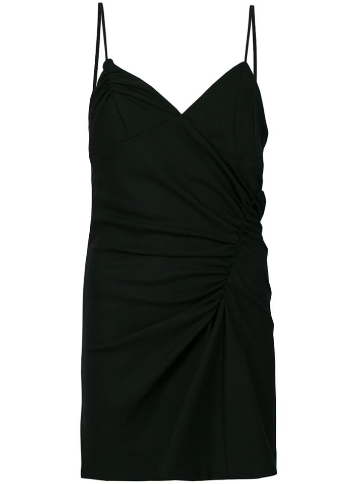 Jacquemus Gathered Mini Dress - Black
