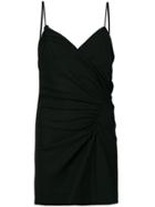 Jacquemus Gathered Mini Dress - Black
