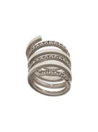 Federica Tosi Twirl Spiral Ring - Metallic