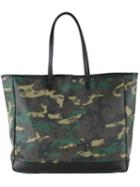 Roar Large Doodle Tote Bag, Men's, Green, Pvc