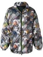 Fendi Printed Padded Jacket - Grey