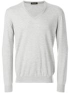 Loro Piana V-neck Sweater - Grey