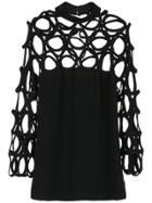 Reinaldo Lourenço Cut Out Detailed Blouse - Black