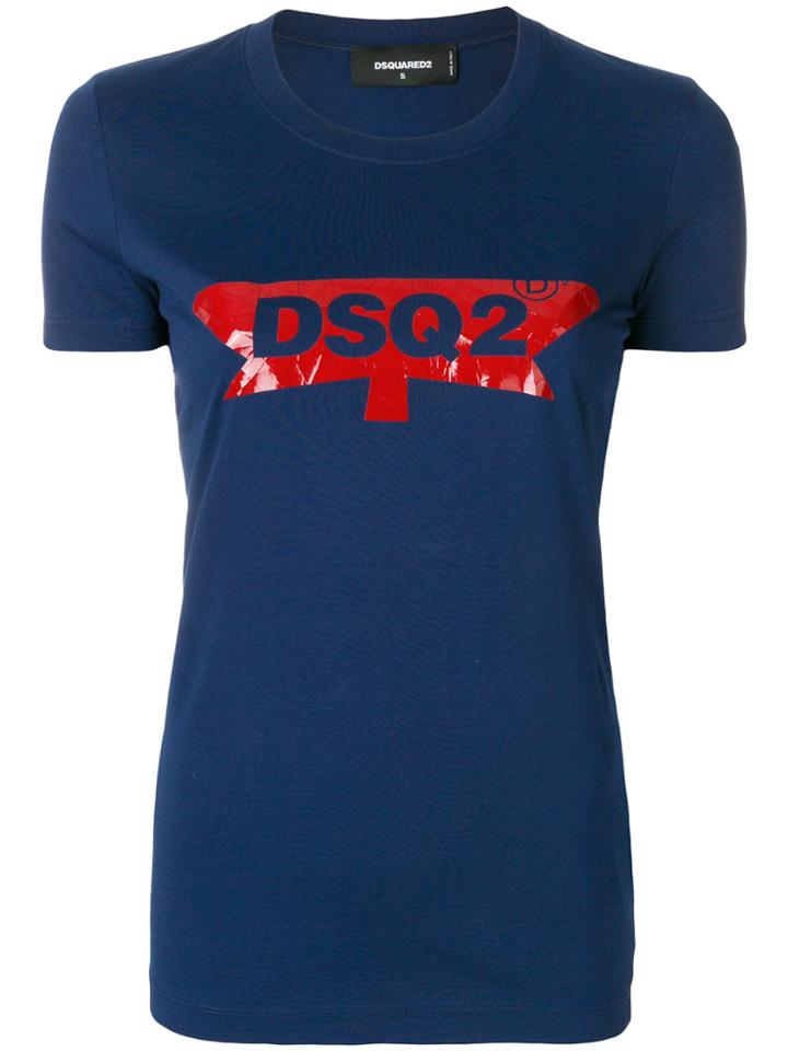 Dsquared2 Logo Patch T-shirt - Blue