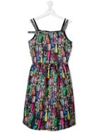 Simonetta Multi Print Dress - Multicolour