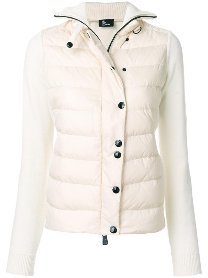 Moncler Grenoble Padded Cropped Jacket - White