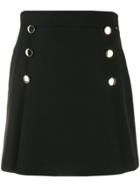 Liu Jo Button-detail Short Skirt - Black
