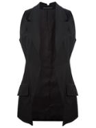Yohji Yamamoto Vintage Sleeveless Jacket, Women's, Size: Medium, Black