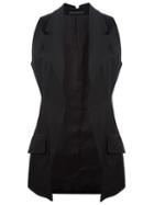 Yohji Yamamoto Vintage Sleeveless Jacket, Women's, Size: Medium, Black