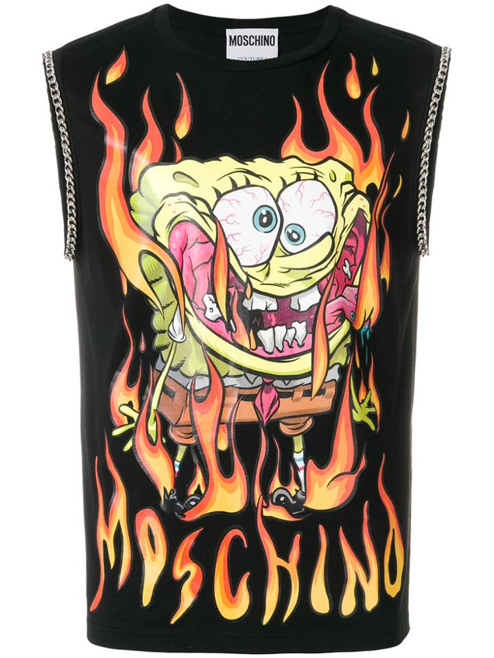 Moschino Spongebob T-shirt - Black