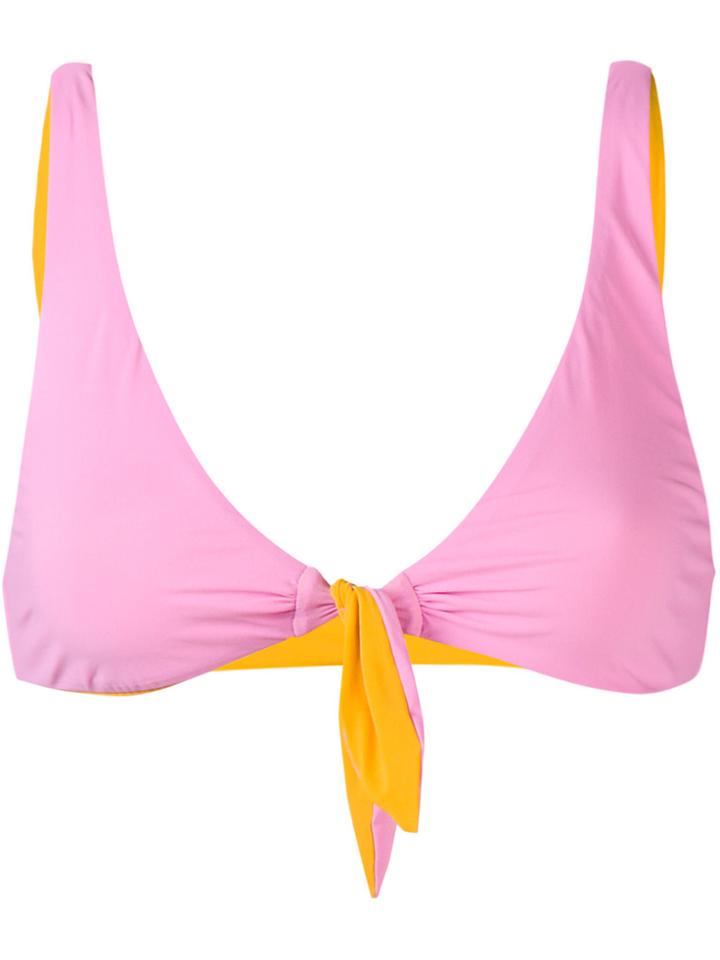 Tory Burch Two Sided Bikini Top - Pink & Purple