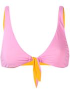 Tory Burch Two Sided Bikini Top - Pink & Purple