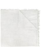Eleventy - Fringed Scarf - Women - Polyester/viscose - One Size, Women's, Nude/neutrals, Polyester/viscose