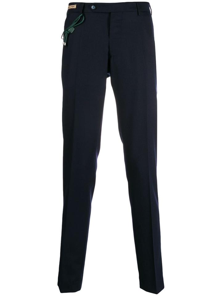Berwich Straight-leg Tailored Trousers - Blue