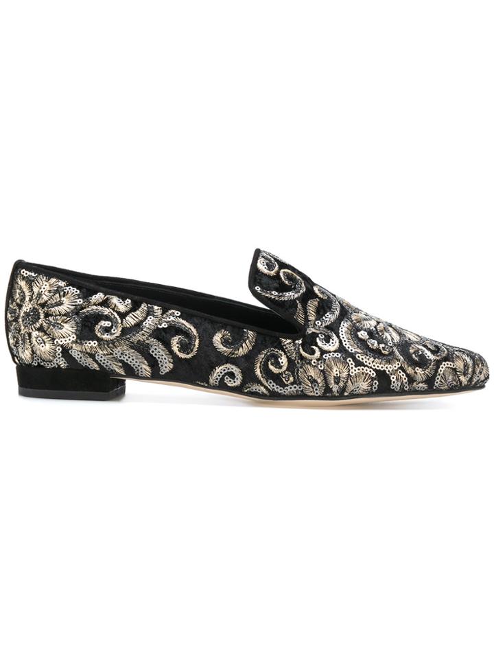 Stuart Weitzman Runatab Loafers - Black