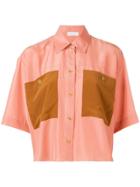 Sonia Rykiel Contrast Pocket Shirt - Pink