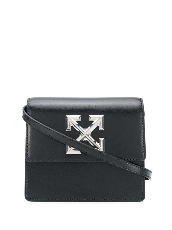 Off-white Arrow Plaque Belt Bag - Black