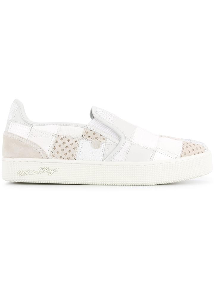 Whiteflags Patchwork Slip-on Sneakers