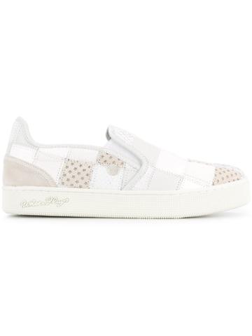 Whiteflags Patchwork Slip-on Sneakers