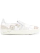 Whiteflags Patchwork Slip-on Sneakers