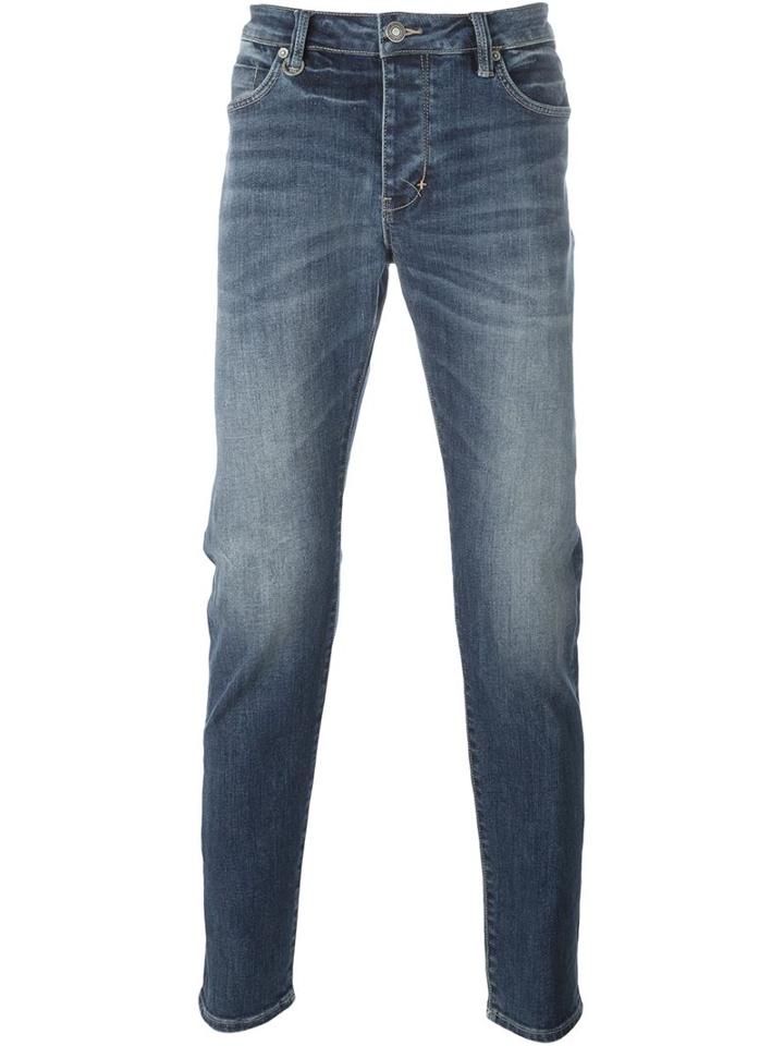 Neuw Skinny Jeans, Men's, Size: 32, Blue, Cotton/polyester/spandex/elastane