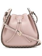 Valentino Valentino Garavani Rockstud Bucket Shoulder Bag - Nude &
