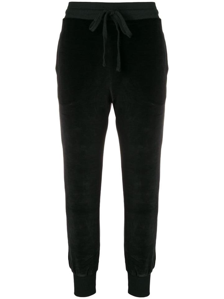 Thom Krom Dropped Crotch Drawstring Trousers - Black