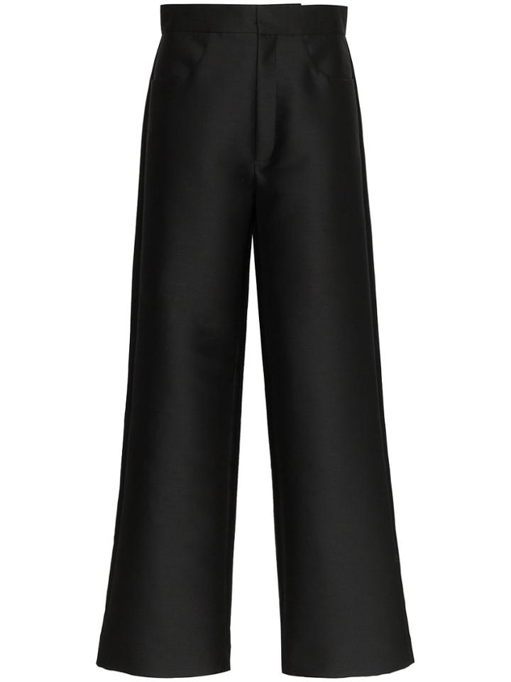 Toteme High Rise Tailored Trousers - Black