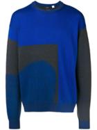 Omc Colour Block Jumper - Blue