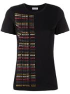 Sonia Rykiel Repeated Logo Print T-shirt - Black