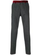 Dolce & Gabbana Striped Tailored Trousers - Grey