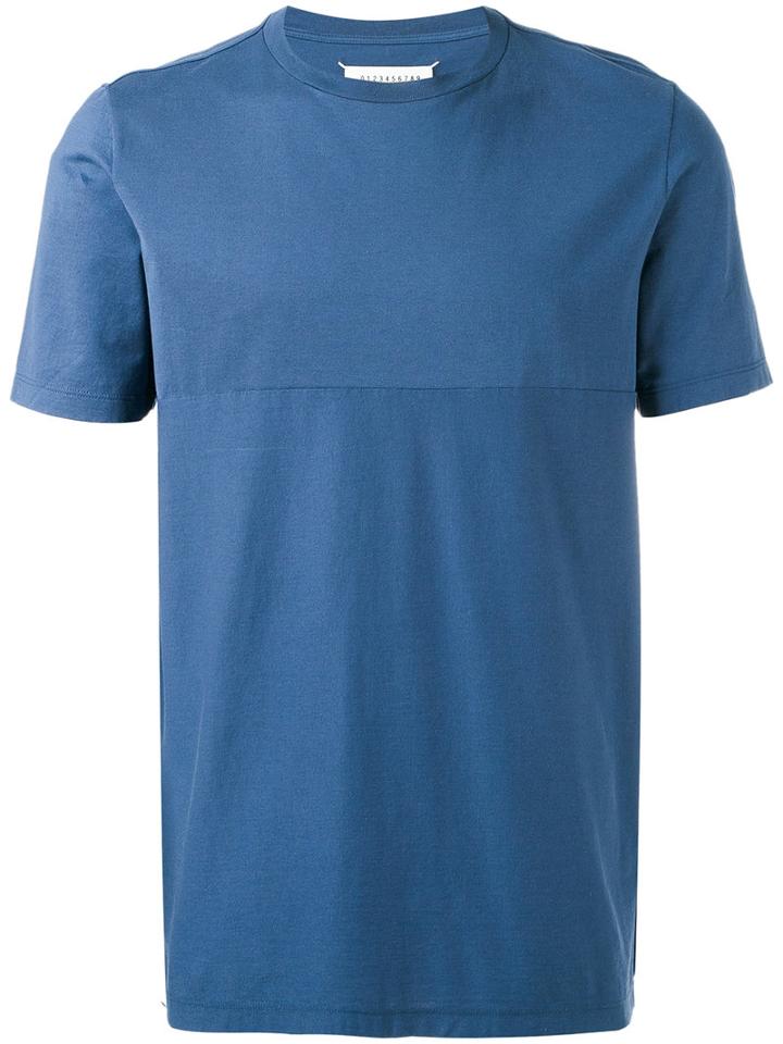 Classic Crew Neck T-shirt - Men - Cotton - 54, Blue, Cotton, Maison Margiela