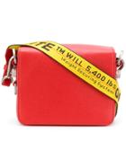 Off-white Flap Bag - Red