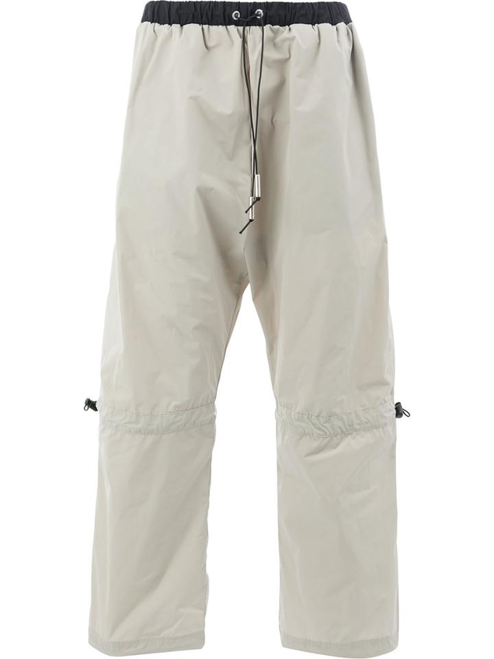 A-cold-wall* Elasticated Drawstring Track Trousers - Nude & Neutrals