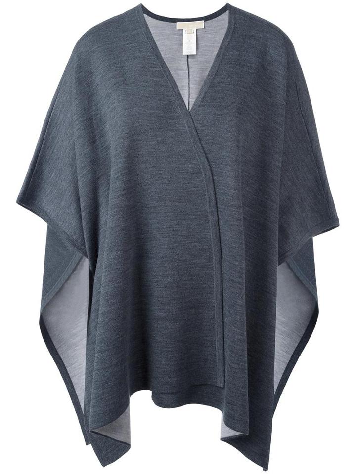 Michael Michael Kors V-neck Poncho, Women's, Size: S/m, Grey, Spandex/elastane/merino/other Fibers