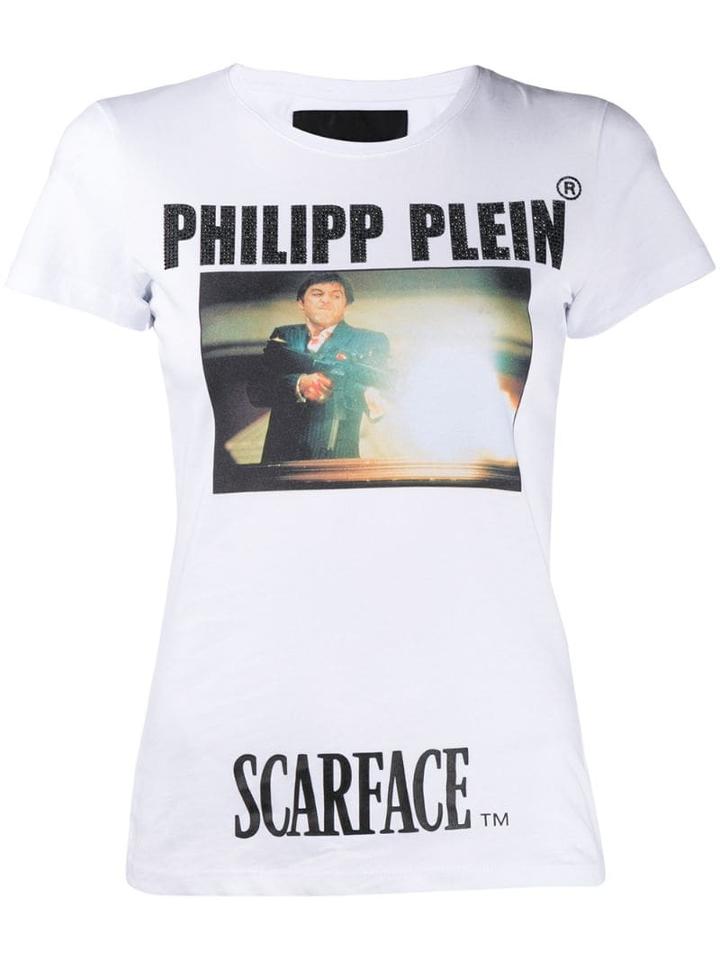 Philipp Plein Scarface Print T-shirt - White