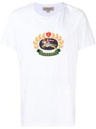 Burberry Embroidered Logo T-shirt - White