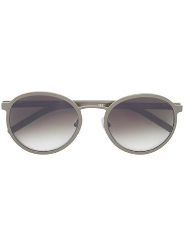Blyszak Gradient Round Sunglasses - Green